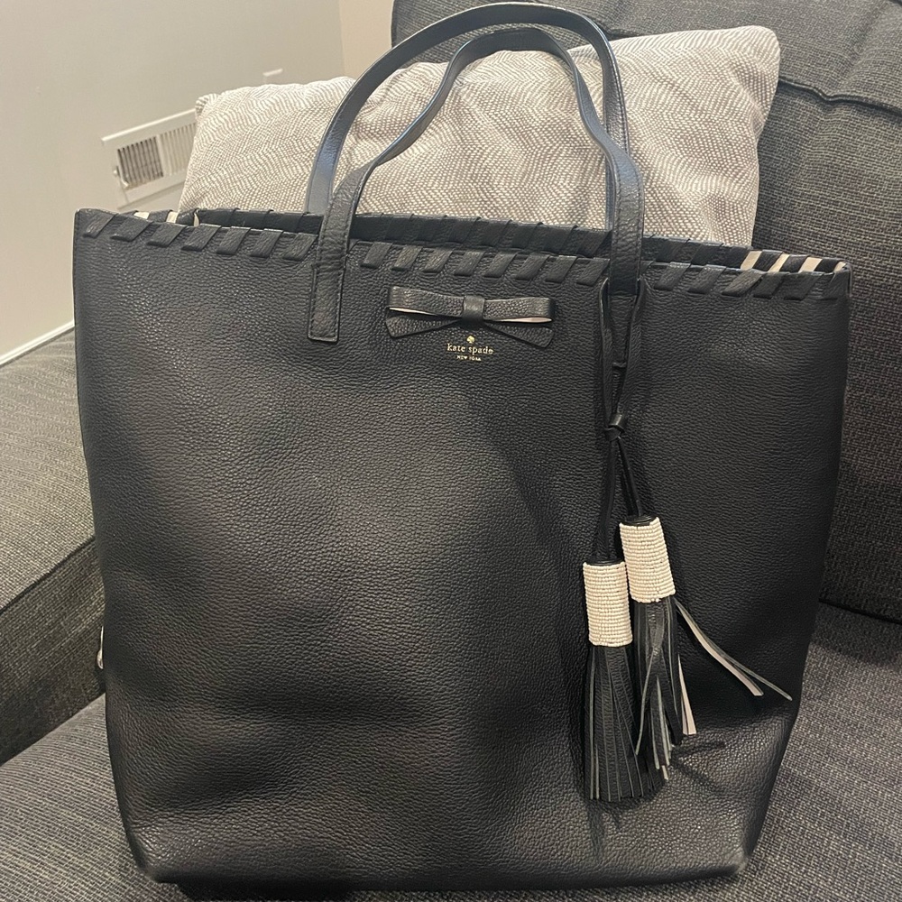 Kate Spade Hayes Bow Tassel Tote